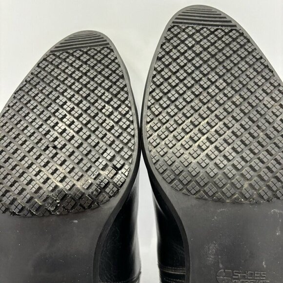 Shoes For Crews Eva 52118 Black Leather Almond Toe Slip Oil Resistant Shoes 11M - Picture 13 of 16